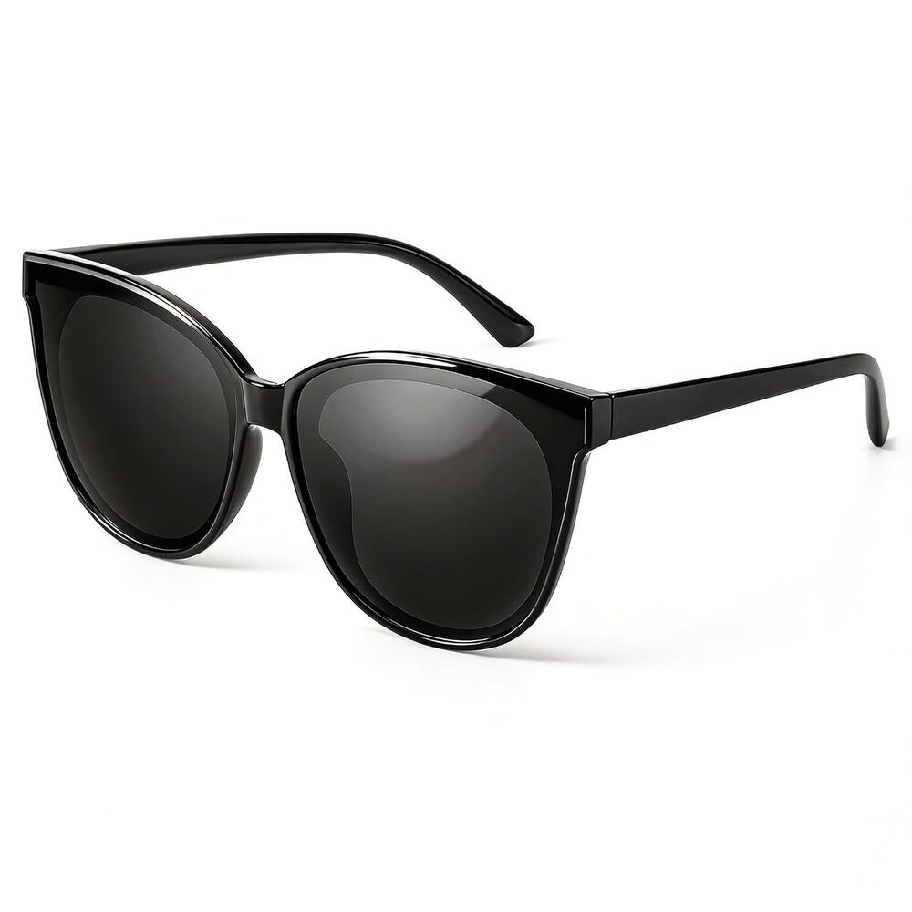 Oversized Cat Eye Sunglasses Women UV400 Polarized Retro